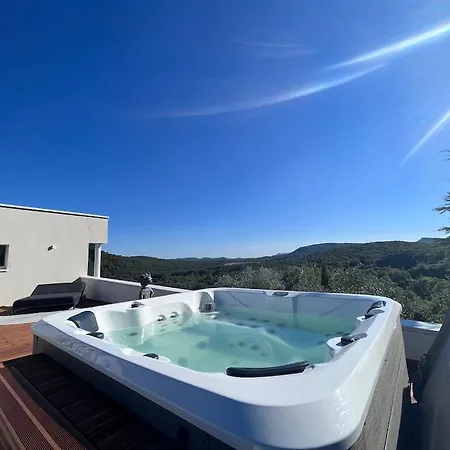 Splendide Contemporaine Avec Vue Panoramique Sur Le Pic Saint Loup Corconne