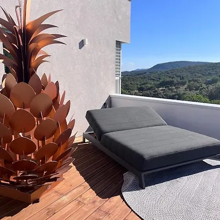 Splendide Contemporaine Avec Vue Panoramique Sur Le Pic Saint Loup