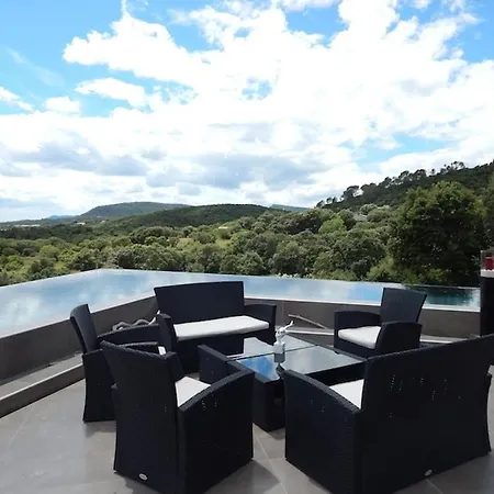 Vila Splendide Contemporaine Avec Vue Panoramique Sur Le Pic Saint Loup