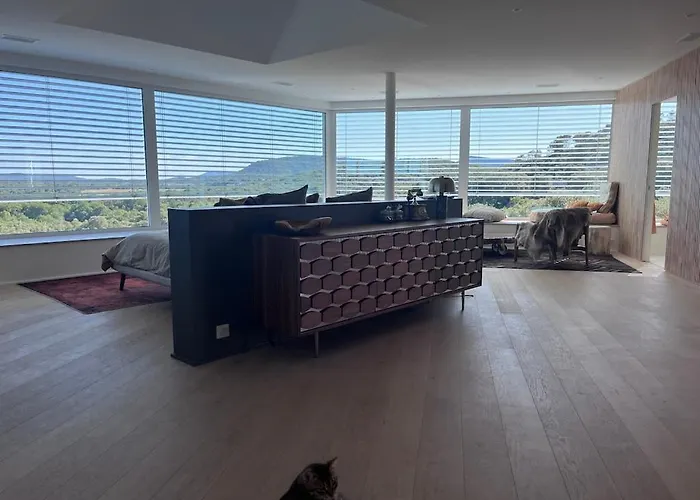 Splendide Contemporaine Avec Vue Panoramique Sur Le Pic Saint Loup